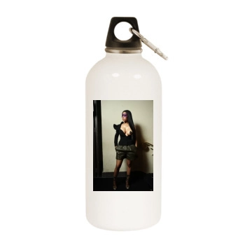 Nicki Minaj White Water Bottle With Carabiner