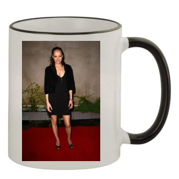 Bijou Phillips 11oz Colored Rim & Handle Mug