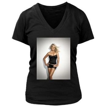 Billie Piper Women's Deep V-Neck TShirt