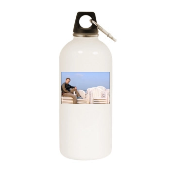 Billy Boyd White Water Bottle With Carabiner