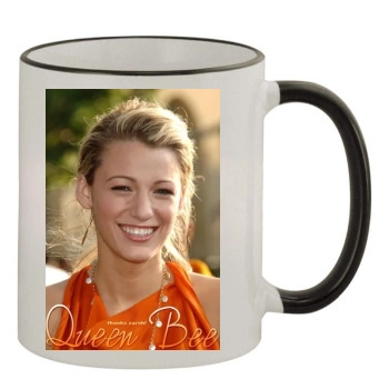 Blake Lively 11oz Colored Rim & Handle Mug