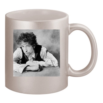 Bob Dylan 11oz Metallic Silver Mug