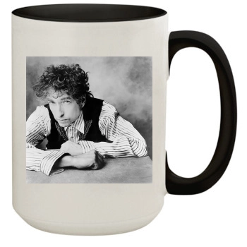 Bob Dylan 15oz Colored Inner & Handle Mug