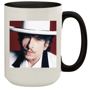 Bob Dylan 15oz Colored Inner & Handle Mug