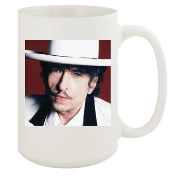 Bob Dylan 15oz White Mug