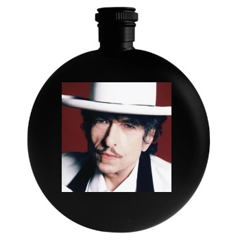 Bob Dylan Round Flask