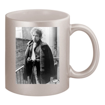 Bob Dylan 11oz Metallic Silver Mug