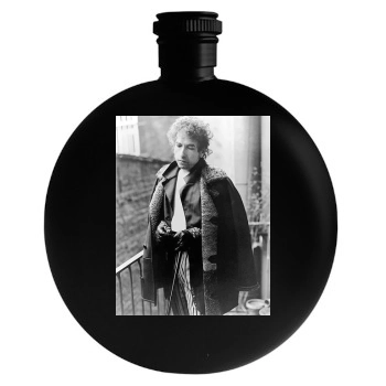 Bob Dylan Round Flask