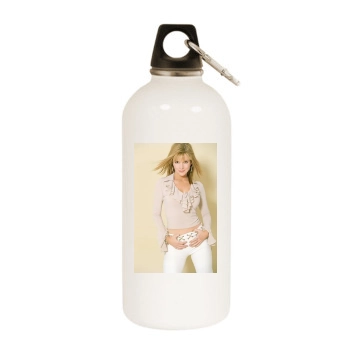 Bobbie Eakes White Water Bottle With Carabiner