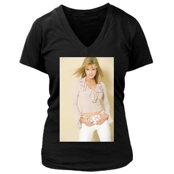 Bobbie Eakes Women's Deep V-Neck TShirt