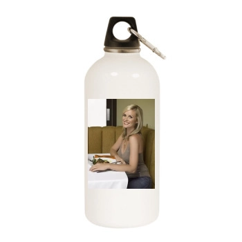 Bonnie Somerville White Water Bottle With Carabiner