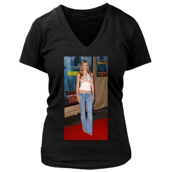 Bonnie Somerville Women's Deep V-Neck TShirt