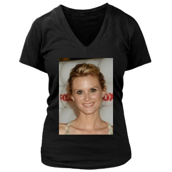 Bonnie Somerville Women's Deep V-Neck TShirt