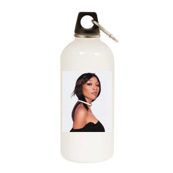 Brandy Norwood White Water Bottle With Carabiner