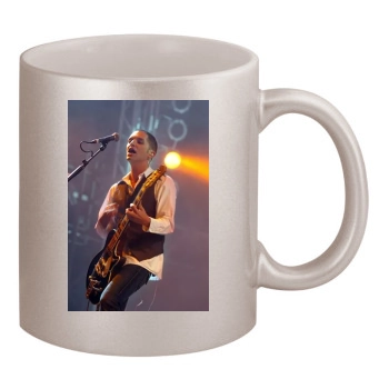 Brian Molko 11oz Metallic Silver Mug