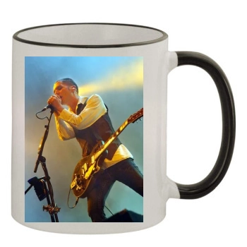 Brian Molko 11oz Colored Rim & Handle Mug