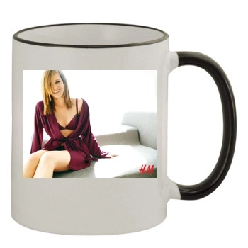 Bridget Fonda 11oz Colored Rim & Handle Mug