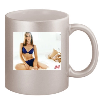 Bridget Fonda 11oz Metallic Silver Mug