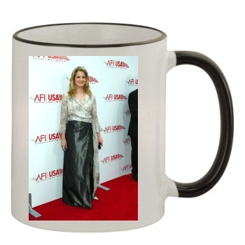 Bridget Fonda 11oz Colored Rim & Handle Mug