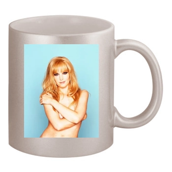 Bridget Fonda 11oz Metallic Silver Mug