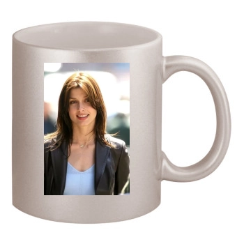 Bridget Moynahan 11oz Metallic Silver Mug