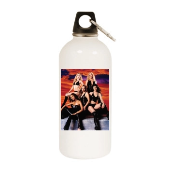 Bridget Moynahan White Water Bottle With Carabiner