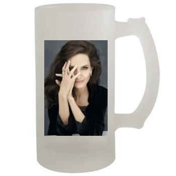 Angelina Jolie 16oz Frosted Beer Stein