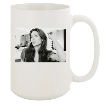 Angelina Jolie 15oz White Mug