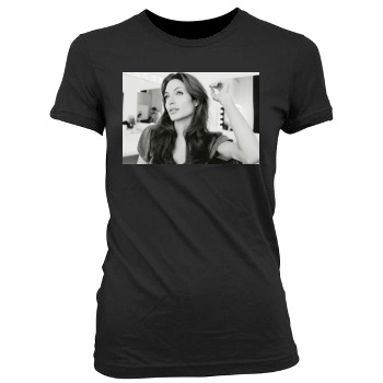 Angelina Jolie Women's Junior Cut Crewneck T-Shirt