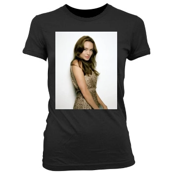 Angelina Jolie Women's Junior Cut Crewneck T-Shirt