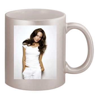 Angelina Jolie 11oz Metallic Silver Mug