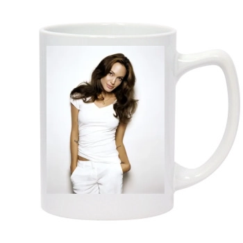 Angelina Jolie 14oz White Statesman Mug