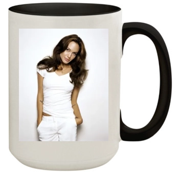 Angelina Jolie 15oz Colored Inner & Handle Mug