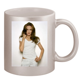 Angelina Jolie 11oz Metallic Silver Mug