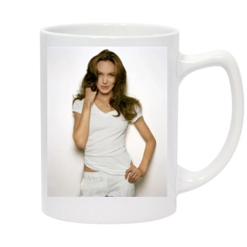 Angelina Jolie 14oz White Statesman Mug