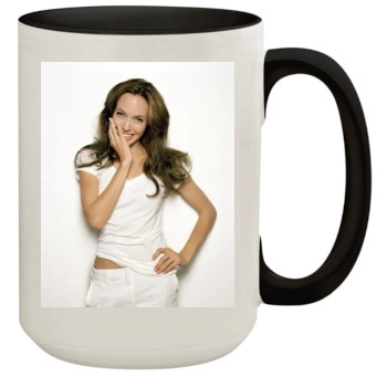 Angelina Jolie 15oz Colored Inner & Handle Mug