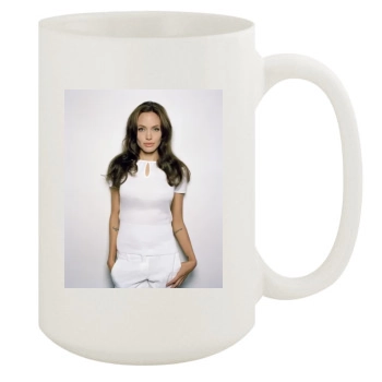 Angelina Jolie 15oz White Mug