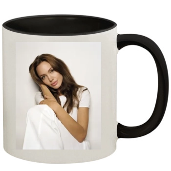 Angelina Jolie 11oz Colored Inner & Handle Mug