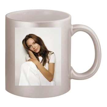 Angelina Jolie 11oz Metallic Silver Mug