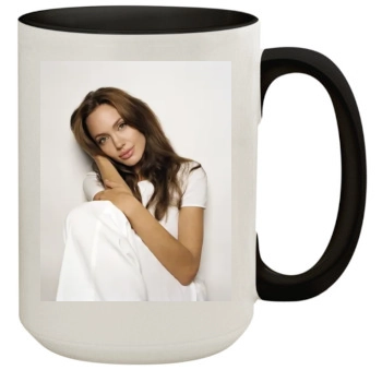 Angelina Jolie 15oz Colored Inner & Handle Mug