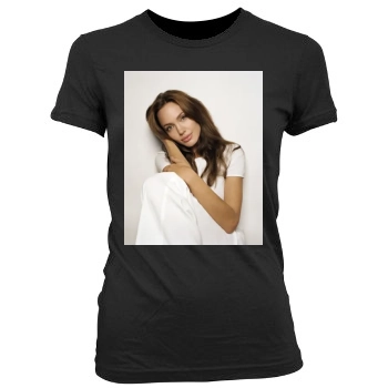 Angelina Jolie Women's Junior Cut Crewneck T-Shirt