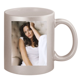 Angelina Jolie 11oz Metallic Silver Mug