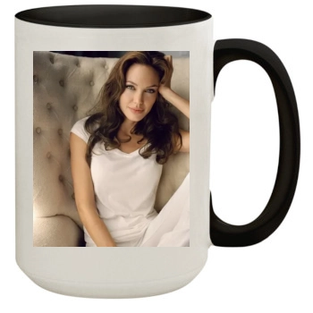 Angelina Jolie 15oz Colored Inner & Handle Mug