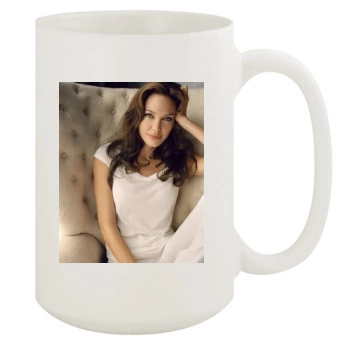 Angelina Jolie 15oz White Mug