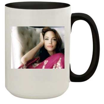 Angelina Jolie 15oz Colored Inner & Handle Mug