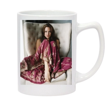 Angelina Jolie 14oz White Statesman Mug