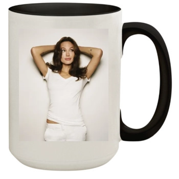 Angelina Jolie 15oz Colored Inner & Handle Mug