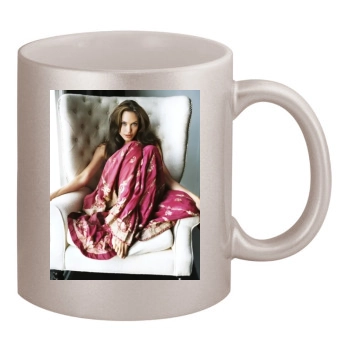 Angelina Jolie 11oz Metallic Silver Mug