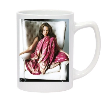 Angelina Jolie 14oz White Statesman Mug