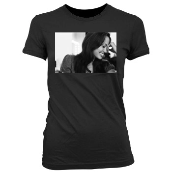 Angelina Jolie Women's Junior Cut Crewneck T-Shirt